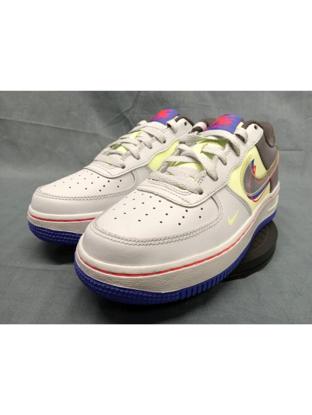 Nike Air Force 1 Dunk It (GS) Sneakers Platinum Violet Boys Size 5 NEW NO BOX! - Picture 4 of 11